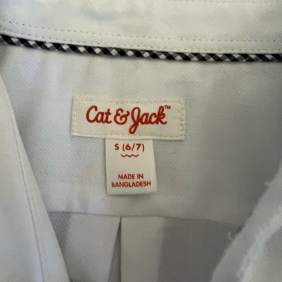 Boys Cat & Jack Navy suit size 7- shirt size 6/7 - Picture 5 of 7